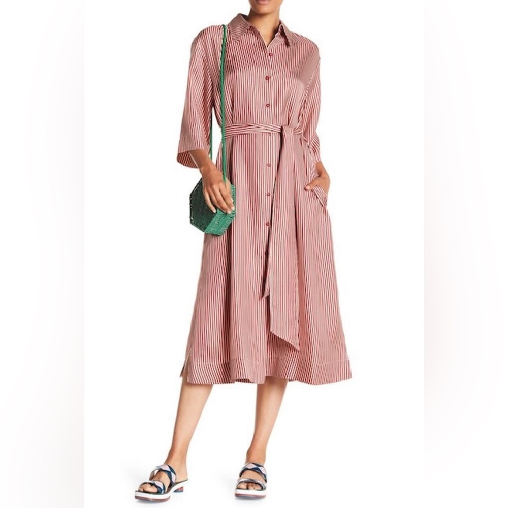 Diane Von furstenberg striped silk dress